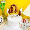 SCG - set cắm Cổng Merry christmas đỏ.