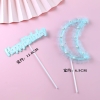 SC - set cắm TRĂNG hpbd vải XANH đính hạt
