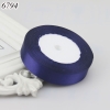 22m RUYBANG lụa trơn Tím Than khổ 2cm