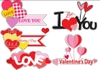 SCG-set cắm valentine i love you