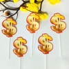 SCG-set cắm tiền chữ $ 3D vàng