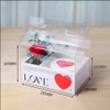 Combo 5 hộp LOVE 2 ngăn trắng
