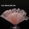 Cuộn voan Cam Hồng cao 28cm dài 4m