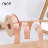 Ruybang hoạ tiết vàng đồng 2.5cm 50m