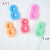 Chỉ bán Shopee 1 Nến số 8 màu ngẫu nhiên