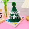 1 Chiếc mũ nỉ Xanh Lá gắn chữ HPBD TP