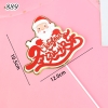 QC - Que cắm merry christmas ông già noel