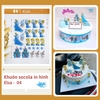 Khuôn socola công chúa Elsa hộp nhỏ