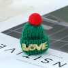 Set 5 Mũ Mini Xanh Lá Chữ Love Vàng