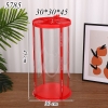 Hộp meka tròn có nắp đỏ (30*30*45)