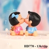 Tuong - Cặp đôi em bé kiss xanh hồng