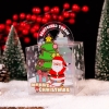 Hộp Nhựa Trong  Cây Thông & Ông Già Noel