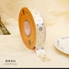 Ruybang hoạ tiết trắng 2.5cm 50m