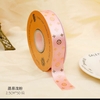 Ruybang hoạ tiết hồng 2.5cm 50m