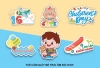SCG-Set Cắm Bé Trai Ôm Đồ Chơi TP