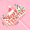QC - Que cắm merry christmas tuần lộc