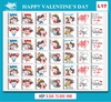 Khuôn socola valentine day's L17