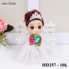 Tuong - Chipi 12cm vương miện váy dài trắng