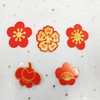 SCG - set cắm giấy hoa đào đỏ
