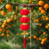 Túi 1 Dây 3 quả cầu nhung 7cm