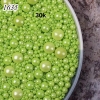 Keo - bi đường tròn mix size xanh lá (100gr)