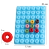 Khuôn Silicone Xanh Dương Bánh Donut Mini 48 lỗ