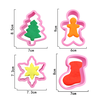 Bộ 4 Khuôn Cắt Tạo Hình Noel