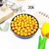Lọ 100gr Kẹo Đường Tròn 6mm Vàng