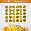 Khuôn socola đồng tiền xu hộp nhỏ I22