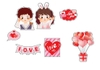 SCG- set cắm valentine day cặp đôi love