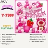 Bóng chữ gấu dâu Y7309 TT.