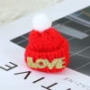 Set 5 Mũ Mini Đỏ Chữ Love Vàng