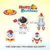 SCG - Set Cắm Phi Hành Gia Happy Birthday TP