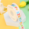 Cuộn 22m Ruy băng HPBD trắng nhiều màu khổ 2.5cm