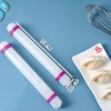Cây Lăn Bột Nhựa Trắng Có Vòng Căn Độ Dày TQ (3,5*33cm)