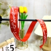Ruybang chữ HAPPY BIRTHDAY đỏ tươi khổ 2cm,22cm