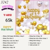 Bóng chữ HPBD vàng trắng 6812 TT.