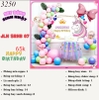 Bóng chữ phông nền ngựa Unicorns nơ 07 TT.
