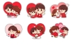 SCG-set cắm valentine cặp đôi trái tim