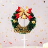 QC - que cắm merry christmas mẫu 1