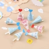 Set 9 mũ mini heo thỏ xanh hồng