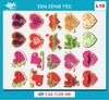 Khuôn socola tim hình tình yêu L19