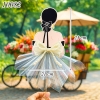 Phôi Đựng Tiền Cô Gái Áo Đen Trễ Vai + 10 Meka Tiền TP