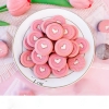 Bánh Quy Tròn Hồng Nhân Kem Trắng TT