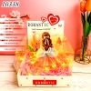 Combo Hộp Romantic Trắng + Phôi Cô Gái 10 Ống Tiền + Thành Phần