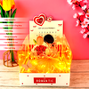 Combo Hộp Romantic Trắng + Phôi Cô Gái 10 Ống Tiền + Thành Phần