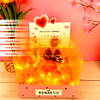 Combo Hộp Romantic HỒNG + Phôi Cô Gái 10 Ống Tiền + Thành Phần