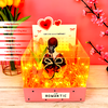Combo Hộp Romantic HỒNG + Phôi Cô Gái 5 Ống Tiền + Thành Phần