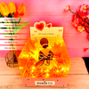 Combo Hộp Romantic HỒNG + Phôi Cô Gái 5 Ống Tiền + Thành Phần