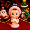 Em Bé Rắn Hồng Chibi Đất Sét